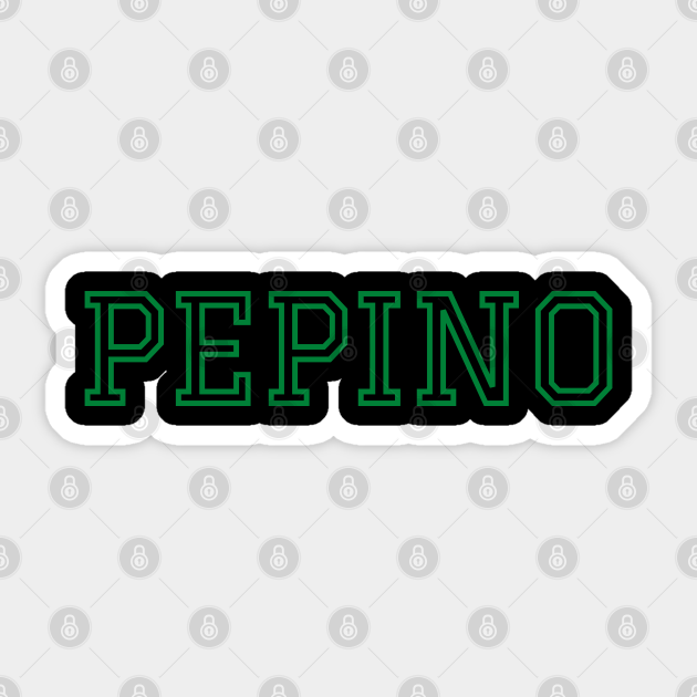 Pepino Baby Spanish Cucumber English Pepino Sticker TeePublic